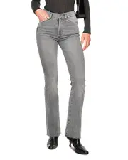 DL1961 Bridget Instasculpt Bootcut High Rise Jeans in Pebble