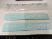 Schwinn Spitfire Bicycle Water Slide Chainguard Decal Sets Lot of 80 Ink Defect