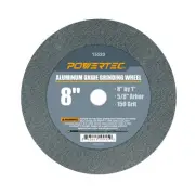 POWERTEC Bench Grinder Wheel 8 Inch 150 Grit, Aluminum Oxide Grinding Wheel for