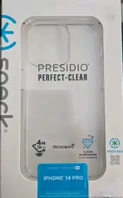 G3. Speck Presidio Perfect-Clear Case for Apple iPhone 14 Pro