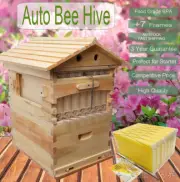 Certified Auto Bee Hive Honey Beekeeping Frames Beehive House 7x Comb Bee Frames