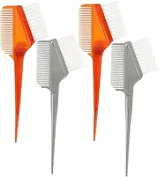 minkissy Hair Dye Applicator Brush Set Pc Professional Salon Tools Anti-slip Grip Multifunctional Brush Comb for Long-lasting Use