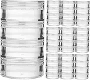 Cabilock Detachable Travel Storage Box 16 Jars Leakproof Small Containers for Travel Makeup Organizers