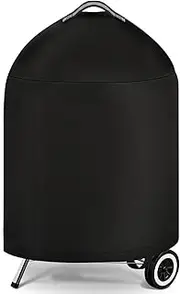 Grill Cover for Weber Barbecue with Handle, Kettle BBQ Cover for Weber 70 CM, Heavy Duty & Waterproof PU Covers for Touch Charcoal Grill, Original Kettle Grill