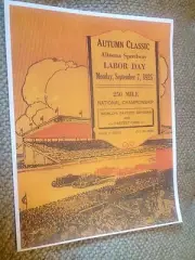 1925 Altoona PA. Board Speedway Car Race Track Labor Day National Championship