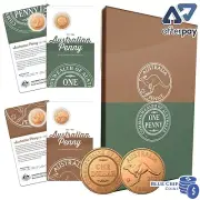 2021 UNC $1 110th Anniversary of the Australian Copper Penny Two Coin Set