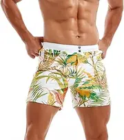 [KOTENKO] Swimwear Mens Swimsuits Swim Trunks Briefs Bikini Square Cut Boardshorts