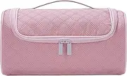 [Generic] Large Capacity Curling Iron Bag - Hair Tool Organizer with Hook, Travel Hair Bag | Hair Dryer Bag, Carry Case Toiletry Bag, Or, pink, riferimento alla descrizione, Please refer to description