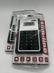 2 Sentry Slimline Solar & Battery Calculator No. CA273 Sentry New 8 Digit