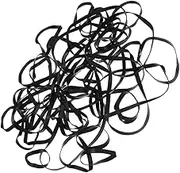 Toyvian 50pcs Wide and Heavy Belt Thick Rubber Bands Heavy Duty Heavy Duty Elastic Band Wide Elastic Bands Strong Elastic Bands Heavy Duty Board Game Rubber Bands Elastic Hair Bands Black