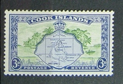 COOK Islands 3d 1949 1 V. MNH**