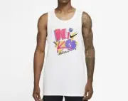 Nike Men's Magma White/Multi Dri-FIT Graphic Training Tank (DM6261-100) XXL