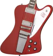 Epiphone Inspired by Gibson Custom 1963 Firebird V Maestro Vibrola Ember Red