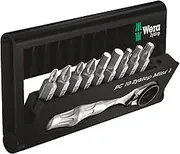 Wera 5073645001 Bit-Check 10 Zyklop Mini 1 Ratchet 10 Piece Set, Silver