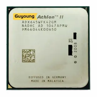 Athlon II X4 645 3.1 GHz 四核 CPU 處理器 ADX645WFK42GM 插槽 AM3