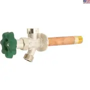 Quarter Turn Frost Free Brass Outdoor Hydrant 4 Inch Wall Mounted