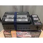 日本岩谷 IWATANI 2.4W 網烤串燒卡式爐 CB-ABR霧黑色