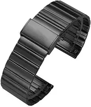 [YDxingY] Watch Straps Compatible with Garmin Fenix 6 Pro/Fenix 7/6/5/Fenix 8 47 mm/8 Solar 47 mm, 22 mm, Metal Replacement Strap Accessories, Smartwatch Replacement Straps for Forerunner 955, Black