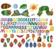 Oopsy daisy Very Hungry Caterpillar Eric Carle Peel Place Canvas Wall Stickers