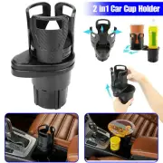 2in1 Multifunction Auto Car Seat Cup Holder Water Bottle Drink Coffee Adjustable