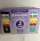 Blendjet 2 Portable Blender (2-Pack) 2024 Edition - 16 oz, Black & Mint