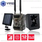 Hunting Camera 4G Trail Game Wildlife Solar Outdoor Battery Security Farm