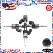 4x FUEL INJECTORS 16010-5PA-305 For Honda Accord CR-V Civic Si 1.5 160105PA305 (for: Honda Civic)