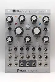 Mutable Instruments Blades Clone - Built with Real Factory Panel / White Button