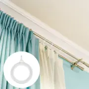 12 Pcs Curtain Hook Spacers for Eyelet Curtains Drapery Rings with Eyelets