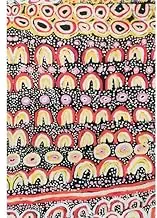 Aboriginal Tea Towel, Kitchen Towel - Made in Australia - 100% Cotton - Maggie Long - Australian, Indigenous, Dot Art, Souvenir, Gift
