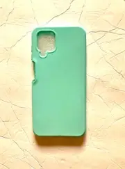 Samsung Galaxy A12 case cover Ligth Green for Women Whit Screen Protector