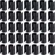 Wire Shelf Clips - 50Pack Shelving Lock for 50 Pack, Black