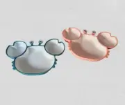 New Baby/Kids Crab Sectional Plate