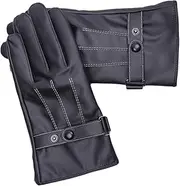 [VANZACK] 1 Pair Winter Outdoor Touchscreen Gloves Thermal Riding Gloves for Men for Skiing and Cycling Cold Weather