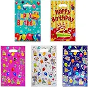 50Pcs Gift Bags for Kids Birthday Party, TuoYi Small Toys Cookie Candy for Girls Boys Baby Shower
