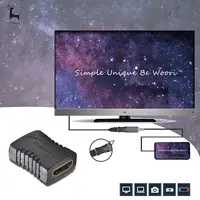 在飛比找松果購物優惠-母對母 轉接頭 1.4版 雙母頭 HDMI 母轉母 串聯延長