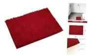 Non-Slip Bath Rug,Extra Soft Microfiber Bedroom Shag Carpet with Anti-Slip