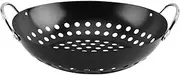 BESPORTBLE Multi-Function Non-Stick Grill Wok for Even Cooking Convenient Vegetable Basket for Outdoor BBQ and Home Use Professional Draining Basket for Delicious Grilled Meals