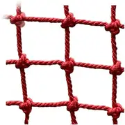 Safety Net Protection Rope Net Climbing Netting Wall Decor Safety Fence Protective Balcony Garden Mesh Patio Net for Kids Cotton Rope Cargo Net