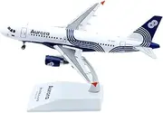 Pre-Built Model Aircraft 16CM 1/200 Scale Highly Detailed Airliner Model for Aurora A319 VP-BUO Aircraft Collectible Model Miniature Airplane Model