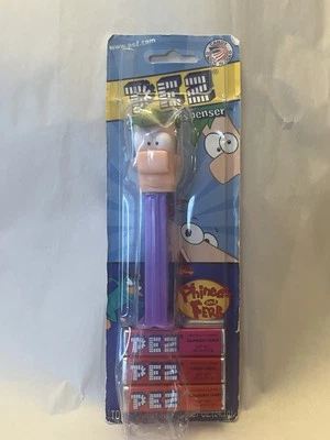 PEZ Retired Phineeas & Ferb PEZ Set Disney on Card USA Sealed
