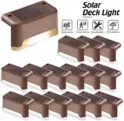 Outdoor Solar LED Deck Lights Path Garden Pathway Patio Stairs Fence Decro Lamp