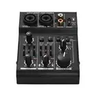 3-Channel Sound Card Mixing Console Digital Audio Mixer for DJ Live E1U9