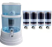 AIMEX WATER DISPENSER 16L BENCHTOP PURIFIER WITH 4 x AA 8 STAGE WATER FILTERS