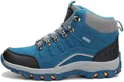[RICHOLV] Winter Men Snow Boots Waterproof Leather Plush Warm Lace Up Boots High Top Casual Shoes Men's Ankle Boots