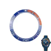 Bezel Blue & Orange Omega Seamaster in Ceramic 41.5/32.7mm