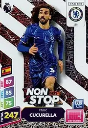 Panini Premier League Plus 2024 2025 Marc Cucurella Non Stop Trading Card