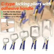 High Carbon Steel Fix Plier Locator C Clamp Weld Clip Vise Lock Clamp Woodwork