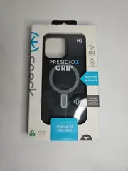 Speck - Presidio2 Grip MagSafe with ClickLock Apple iPhone 16 Pro Max Case - Cha