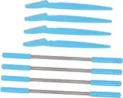 Gogogmee 4Pcs Eyebrow Razors Facial Hair Removal Spring Epilator Set Non Slip Handle Efficient Hair Removal Tool for Eyebrows Chin Cheeks and Upper Lip Premium Quality